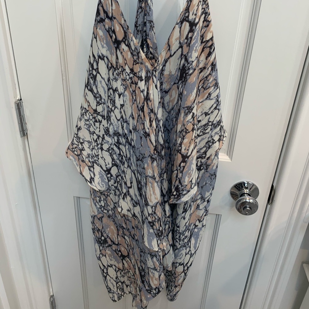 Patterned Mini Dress - image 1